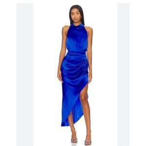 ELLIATT Picturesque Dress in Electric Blue asymmetrical Dress size XS NWT$319